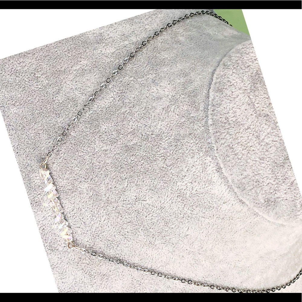 24 HOUR SALE! Swarovski Crystal Bar Necklace